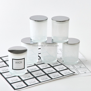 Portavelas Vacíos <span class=keywords><strong>de</strong></span> Lujo Personalizados, <span class=keywords><strong>Frascos</strong></span> <span class=keywords><strong>de</strong></span> <span class=keywords><strong>Vidrio</strong></span> Negro con <span class=keywords><strong>Tapa</strong></span> <span class=keywords><strong>de</strong></span> Metal Negra <span class=keywords><strong>para</strong></span> Decoración del Hogar en Navidad - Product Image 5