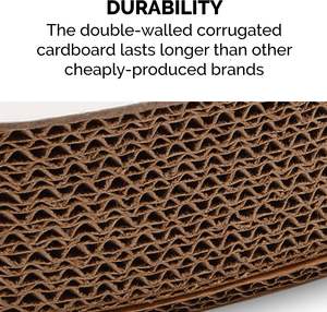 Juguete Interactivo para Gatos 3 en 1 a Precio de Fábrica, Rascador Redondo con Pista de Bolas de Madera, Estilo Clásico Navideño de Cartón - Product Image 3