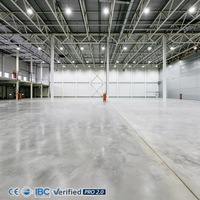 Entrepôt en acier préfabriqué pour atelier et garage, intégrité structurelle durable, garantie de 3 ans, certifié CE