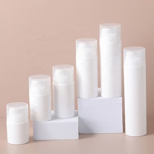 Wholesale Solid White 30ml <b>50ml</b> 80ml 100ml 150ml PP White Cylindrical Airless Pump <b>Bottle</b> - Product Image 1