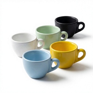<span class=keywords><strong>Tazza</strong></span> da <span class=keywords><strong>Espresso</strong></span> 50ml con Piattino in Porcellana Stile Contemporaneo Logo Personalizzato Lavabile in Lavastoviglie Grado Alimentare - Product Image 2