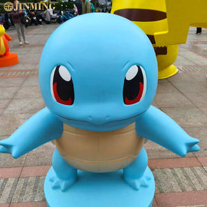 Artículos decorativos de dibujos animados de fibra de vidrio de resina para exteriores personalizados, esculturas de pato <span class=keywords><strong>Kodak</strong></span>, estatuas de Pikachu - Product Image 5