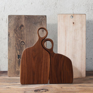 Planche à découper XLwood en bois <span class=keywords><strong>de</strong></span> noyer, bambou et acacia, grande, ronde, épaisseur 1,5 cm, prête à l'emploi, pour <span class=keywords><strong>la</strong></span> découpe <span class=keywords><strong>de</strong></span> <span class=keywords><strong>fromage</strong></span>, pour <span class=keywords><strong>la</strong></span> cuisine et le bureau - Product Image 4