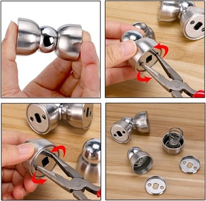 Potente fermaporta magnetico in acciaio inox Mini Stopper porta pesante magnetismo porta supporto per camera <span class=keywords><strong>da</strong></span> letto a casa - Product Image 3