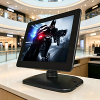 Monitor de Pantalla Táctil LED LCD de 10.1 Pulgadas para Punto de Venta con Sistema Windows, Resolución 1920x1080, Pantalla Digital para Clientes