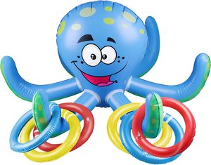Bouée de <span class=keywords><strong>piscine</strong></span> gonflable en PVC en forme de pieuvre pour tous les âges, idéale pour la plage ou les fêtes, flotteur d'extérieur pour <span class=keywords><strong>jeux</strong></span> de lancer ou <span class=keywords><strong>idées</strong></span> cadeaux - Product Image 1