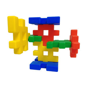 Briques de construction multicolores en PEHD moulées par soufflage Fleid Hollow pour jeux en plein air - Product Image 3