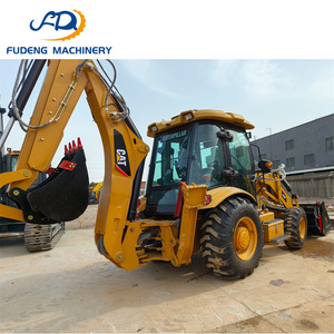 جرافة حفار CAT420F مستعملة موثوقة مع جرافة ذات عجلات لمهام نقل الأرض الثقيلة - Product Image 3