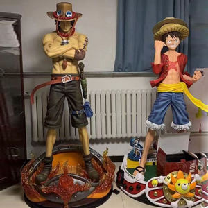 Vente d'usine <span class=keywords><strong>pas</strong></span> <span class=keywords><strong>cher</strong></span> Action de personnage d'anime grandeur nature de Luffy <span class=keywords><strong>One</strong></span> <span class=keywords><strong>Piece</strong></span> Statue Ace Statue Luffy Statue Zoro - Product Image 2