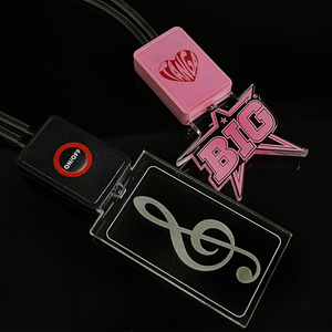 Qcool biểu tượng tùy chỉnh tái sử dụng khuyến mại cổ vũ hỗ trợ item cho Kpop hàng hóa số lượng lớn ánh sáng sân khấu Led dây buộc - Product Image 3