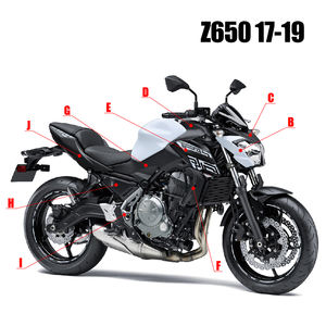 Protector de Panel de carenado para motocicleta, cubierta lateral del radiador XXUN para <span class=keywords><strong>kawasaki</strong></span> <span class=keywords><strong>Z650</strong></span> Z 650 Z-650 2017 2018 <span class=keywords><strong>2019</strong></span> - Product Image 5