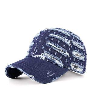 หมวกแก๊ปทรงแด๊ด 6 แผง ผ้าเดนิมคอตตอนวินเทจ ลุคทำเก่า พร้อมปักลาย 3 มิติแบบนูน สำหรับทุกเพศ ขายส่ง เหมาะสำหรับใส่เล่นกีฬาและลำลอง - Product Image 3