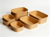 Bols ronds en canne à sucre biodégradables, bols en bagasse de canne à sucre, bols à salade en bagasse de canne à sucre avec couvercle en PET