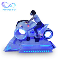 Simulateur de course VR Moteur de moto 9D Simulateur de course de réalité virtuelle Voiture de course Machine de jeu d'arcade Morty Pedal