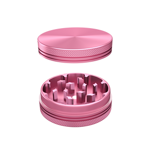 ポータブルハーブグラインダーマシン卸売55MM2パーツマニュアルタバコ喫煙アクセサリーカスタムロゴメタルスパイスミルハーブグラインダー - Product Image 3