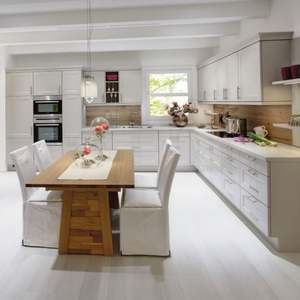 Meuble de cuisine modulaire Shaker, îlot central, bois, style européen et australien, couleur personnalisable, pieds en alliage d'aluminium - Product Image 2