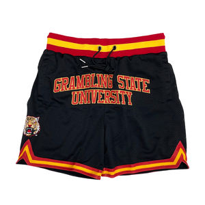 Pantalones Cortos de Baloncesto Retro de Malla Sublimados Personalizados al por Mayor, Transpirables, con Logotipo Bordado Estampado y Bolsillo - Product Image 2