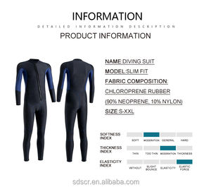 SERVIÇO DE OURO Personalizado Corpo Inteiro One-piece Spot Frente/traseira Zip Homens Inverno Quente Maiô Frio Molhado Surf Terno Snorkeling Wetsuit - Product Image 4