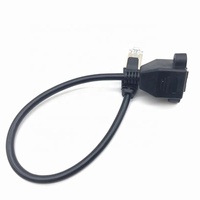 Câbles d'extension RJ45 mâle vers RJ45 femelle 8P8C de haute qualité à montage sur panneau