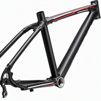 Cadre de VTT en alliage d'aluminium Hardtail 26 27,5 29 pouces avec frein à disque, boîtier de pédalier fileté, supports de porte-bidon, soudure, logo OEM personnalisé