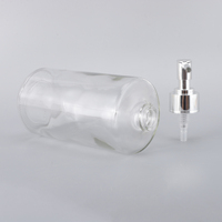 Flacon en verre vide de 700 ml au design populaire pour crème de soin de la peau, usage domestique pour désinfectant pour les mains, lait corporel, sous-emballage