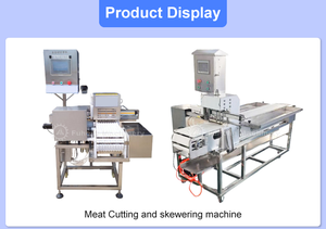 Máquina automática para hacer brochetas de carne de codorniz, ternera, cerdo, tofu, shish kebab, para barbacoa, precio de venta - Product Image 1