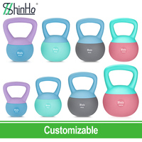 Kettlebell de PVC Suave de Shinho Factory, Peso Ajustable, Diseño Antideslizante y Seguro, Certificado REACH/CA65 para Entrenamiento de Core en Casa