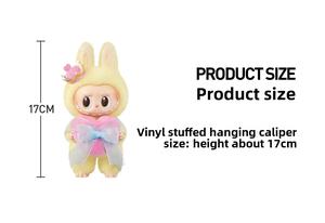 ตุ๊กตาเซรามิกซีรีส์ "Monster Battle" ของแท้จาก Popmat LABUBU - รุ่น King, Queen, พวงกุญแจแบบแขวน - Product Image 6