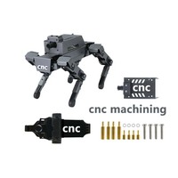 Kunden spezifisches Metallblech Intelligenter Roboter Hunde körper Zubehör CNC-Bearbeitungs komponenten Teile für AI Smart Dog Robot Corps