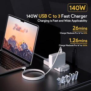<span class=keywords><strong>Chargeur</strong></span> <span class=keywords><strong>USB</strong></span>-<span class=keywords><strong>C</strong></span> Type <span class=keywords><strong>C</strong></span> 2025 <span class=keywords><strong>61W</strong></span>/140W avec protection OVP OTP PD 3.0 pliable et résistant au feu pour <span class=keywords><strong>MacBook</strong></span> <span class=keywords><strong>Pro</strong></span>/Air 16/15/14/13 - Product Image 4
