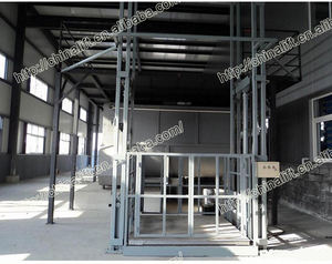 <span class=keywords><strong>Elevador</strong></span> de carga montado en la pared hidráulico, <span class=keywords><strong>elevador</strong></span> de carga <span class=keywords><strong>vertical</strong></span> de 3-10 toneladas para construcción industrial - Product Image 2