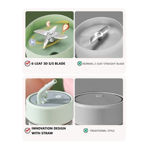 Đa Chức Năng Oran Máy Trộn Nước Trái Cây Sinh Tố Nhà Sản Xuất Xách Tay Mini USB Có Thể Sạc Lại Điện Cá Nhân Nhỏ Máy Xay Sinh Tố Máy Ép Trái Cây Chai - Product Image 4