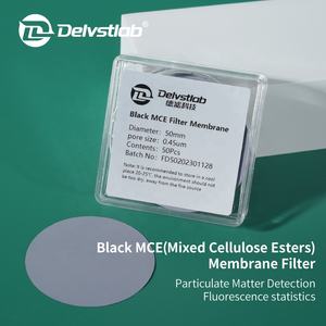 Application en laboratoire Filtre à membrane microporeuse noire 47/50mm MCE Filtre à bactéries médicales - Product Image 5