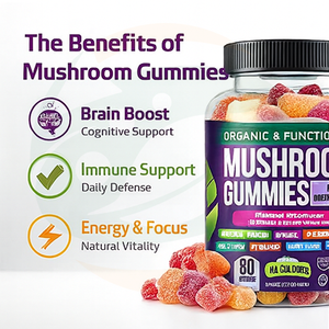 Gomitas de Hongos Funcionales OEM Hechas con una Mezcla de Hongos Premium en una Práctica Forma de Gomitas con un Delicioso Sabor - Product Image 2