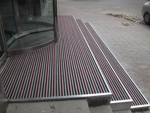 Tapis d'entrée anti-saleté en aluminium antidérapant avec paillasson encastré pour les entreprises, les hôtels, les bureaux, les centres commerciaux - Product Image 5