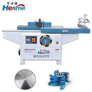 Spindle Moulder Vertical Table Milling Machine Woodworking Electric Motor Wood Board Manual Push Slide Shaft Spindle Moulder