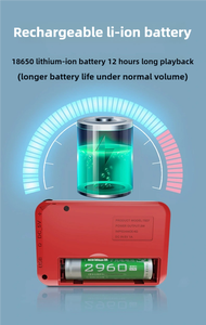 Nouveau lecteur de théâtre multifonction <span class=keywords><strong>portable</strong></span> <span class=keywords><strong>Radio</strong></span> sans fil BT pour les personnes âgées Mini <span class=keywords><strong>radio</strong></span> FM - Product Image 3