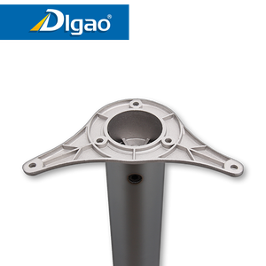 Pieds de <span class=keywords><strong>table</strong></span> de jardin amovibles en tube rond réglables en hauteur - Product Image 2