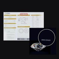 Großhandel 2ct Ovaler Moissanit-Ring Anpassbares Logo Joyeria De Plata 925 GRA-Zertifiziert VVS für Damen Personalisierter Schmuck