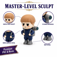 Muñeco en Miniatura de Resina PVC 3D de Dibujos Animados Kawaii Personalizado de Fábrica con 20 Años de Experiencia, Figura Articulada, Modelo Ecológico, Nuevo Juguete Decorativo ODM