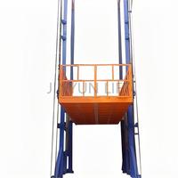 Yüksek Taşıma Kapasiteli Duvara Monte Zincirli Asansör Elektrikli Asansör Malzeme Yükleme Platformu