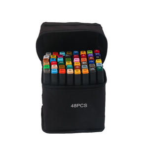 48 couleurs, fourniture d'usine, encre à base d'alcool, dessin artistique, peinture permanente, marqueur de croquis, stylo de dessin pour enfants - Product Image 3