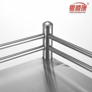Yuekang Medical Stainless Steel Trolley 2 Layers Single Draw 48 Slots Treatment <b>Cart</b> Hospital Use - Product Image 5