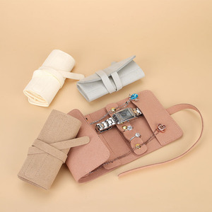 Astuccio Portatile di Lusso per Gioielli da Viaggio, <span class=keywords><strong>Pochette</strong></span> per Donne con Porta Orecchini, Dimensioni Personalizzabili - Product Image 2