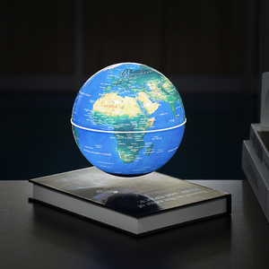 <span class=keywords><strong>Globo</strong></span> Terrestre Magnetico Rotante da 14cm con Base a Libro, Vendita Diretta dalla Fabbrica, Decorazione per Scrivania Casa e Ufficio, Idea Regalo Aziendale - Product Image 4