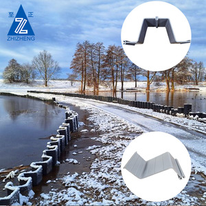 Panneaux de palissage en PVC Z402 à construction rapide, remplacement de l'<span class=keywords><strong>acier</strong></span>, avec une durée de vie supérieure à 60 ans pour les projets de murs de soutènement en bord de mer - Product Image 1