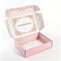 Boîte d'expédition en carton ondulé pour produits de soin de la peau, emballage écologique avec logo personnalisé imprimé
