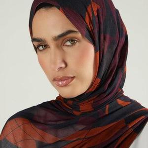Elegant Muslim <b>Print</b> Modal Hijab Custom Logo 4-Season Breathable Customizable Soft Lightweight <b>Islamic</b> Durable Elegant - Product Image 2
