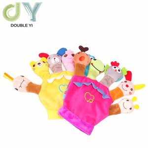 Juguete de Consuelo para Bebés, Marioneta de Mano de 5 Dedos al por Mayor/ Accesorios Creativos para Contar Historias a Bebés, Guantes de Muñeca de Mano - Product Image 3