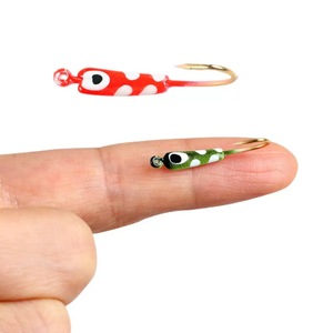 Hameçons de pêche sur glace Spin Little Demon, hameçons barbelés pour <span class=keywords><strong>la</strong></span> pêche <span class=keywords><strong>en</strong></span> rivière, ensemble d'hameçons avec appât au plomb pour <span class=keywords><strong>la</strong></span> pêche sur glace - Product Image 6